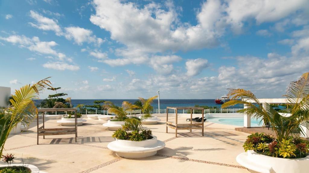 Confortable Casa En Cozumel, Condominio Con Vista Al Mar # 10 Exteriér fotografie