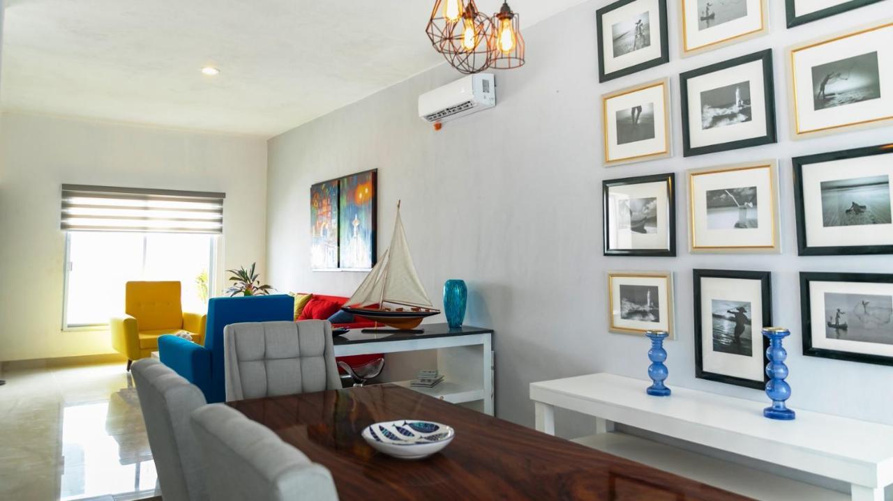 Confortable Casa En Cozumel, Condominio Con Vista Al Mar # 10 Exteriér fotografie