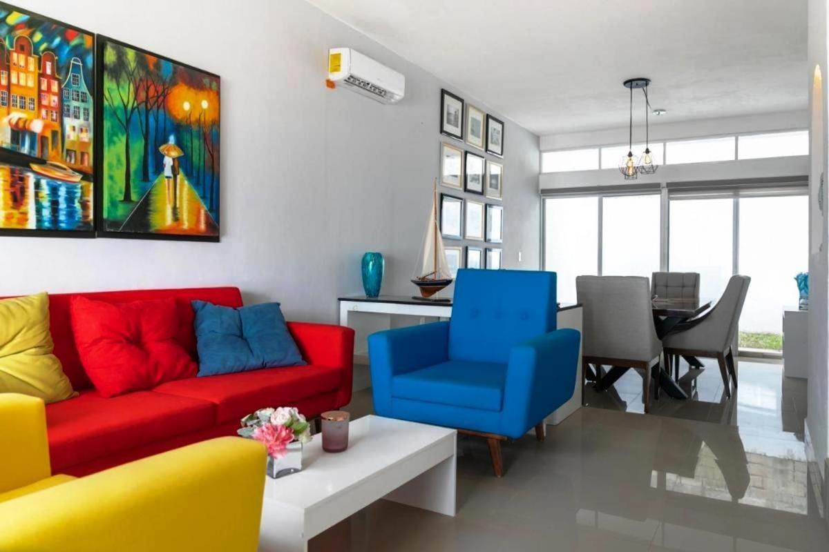 Confortable Casa En Cozumel, Condominio Con Vista Al Mar # 10 Exteriér fotografie